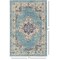 Homeroots 2 x 3 ft. Light Blue Distressed Medallion Scatter Area Rug 385328 - alternate 5